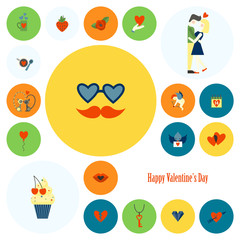 Happy Valentines Day Icons