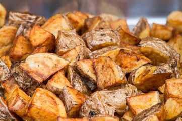 fried potato cubes