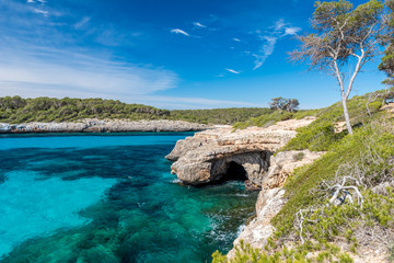 Cala Mondrago - beautiful coast of Mallorca