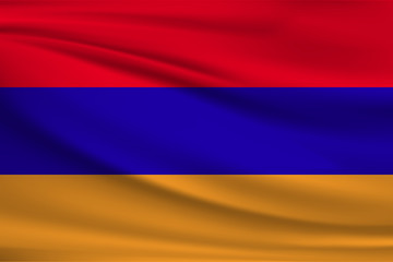 The national flag of Armenia