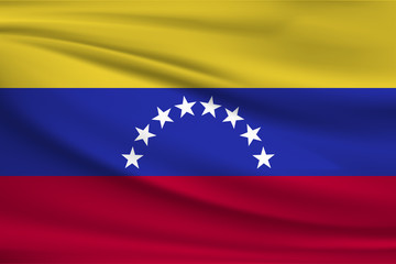 The national flag of Venezuela