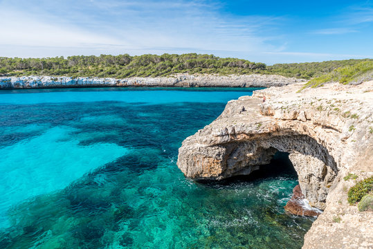 Cala Mondrago - beautiful coast of Mallorca