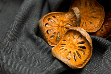 Dried bale fruit