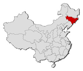 Map - China, Jilin