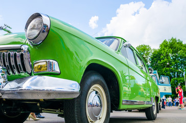 Retro car in Ukraine