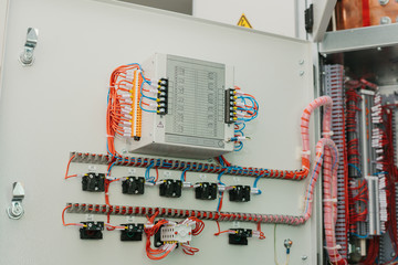 Low-voltage cabinet. Uninterrupted power. Electrical power.