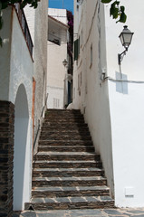 escalier à Cadaques - costa brava - Espagne