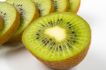 Kiwi fruit sliced