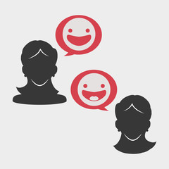 People design. Media icon. Isolated illustration , vector