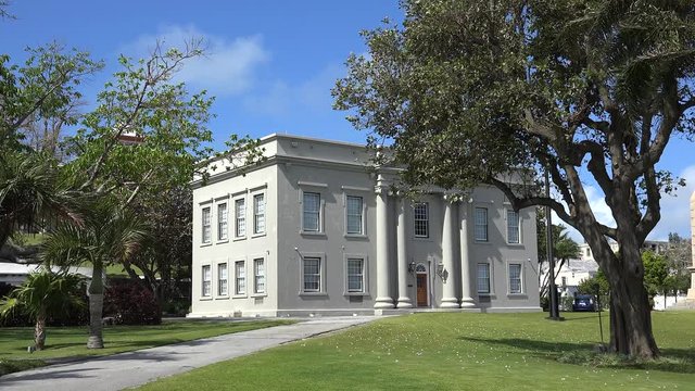 Cabinet Building, home of Bermuda's Senate. Hamilton