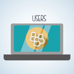 technology design. gadget icon. Isolated illustration , vector