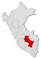 Map - Peru, Cusco