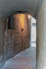 Narrow alley from the last century