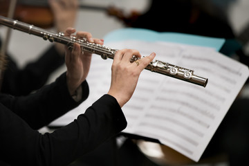 woman hands touching lack a background score