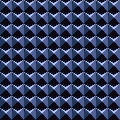 Obraz premium Blue 3d pattern - seamless vector background.