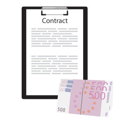 Business contract concept