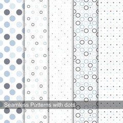 Delicate dotted patterns.