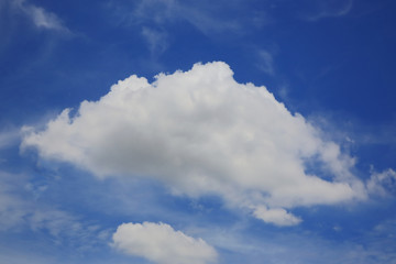 Clouds under blue sky. nature sky background.