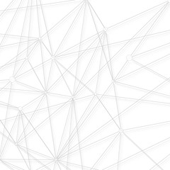 Obraz premium Cząsteczka tła graficznego i komunikacja. Linia połączenia z kropkami. Geometryczny skład abstrakcyjny dla swojego projektu. Nauka, tło technologiczne. Ilustracji wektorowych
