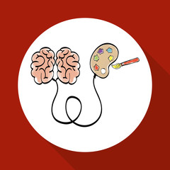 Idea design. sketch icon. White background , vector