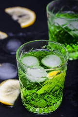 lemonade from lemon and tarragon