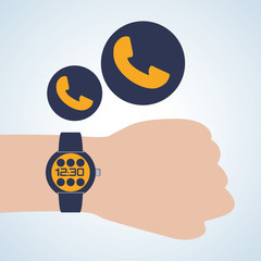 Smart device design. Gadget icon. Isolated illustration , vector