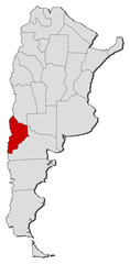 Map - Argentina, Neuquén