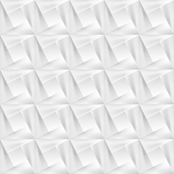 White geometric decorative texture - seamless. © ExpressVectors