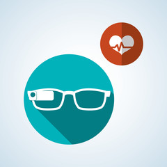 Smart device design. Gadget icon. Isolated illustration , vector