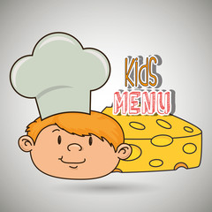 kids menu design 
