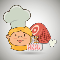 kids menu design 