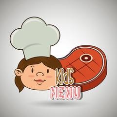 kids menu design 