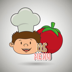kids menu design 