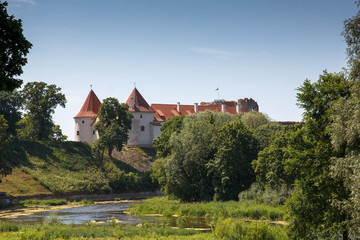 Rural castle view