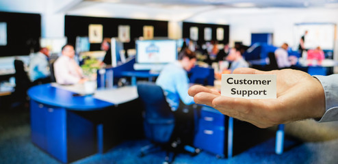 Customer support center