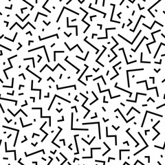Vector memphis seamless pattern.