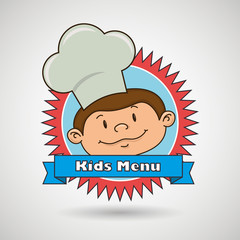 kids menu design 