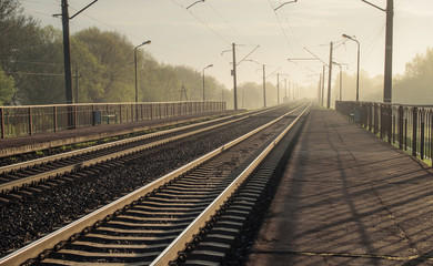 Fototapeta premium Railway station