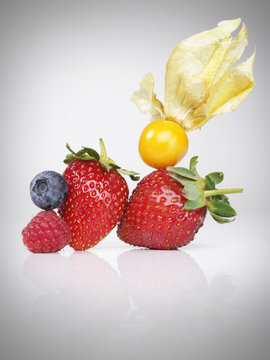 Still life of berries
