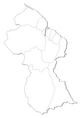 Map - Guyana