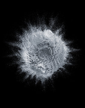 Water balloon explosion