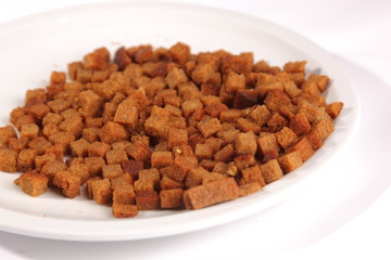 snacks dried crusties, rye bread