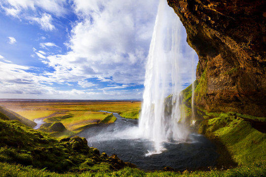 Seljalandsfoss waterfall, Iceland