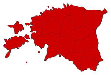 Map - Estonia