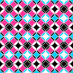 Colorful ornamental pattern - seamless.