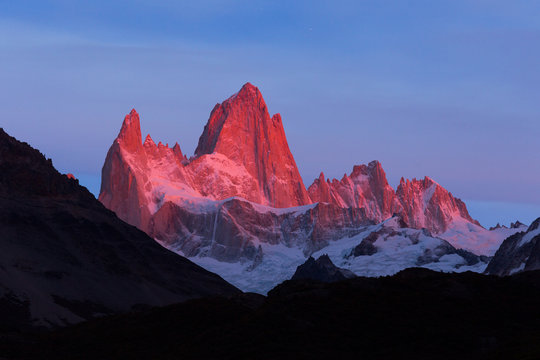Alpenglow on Fitz Roy