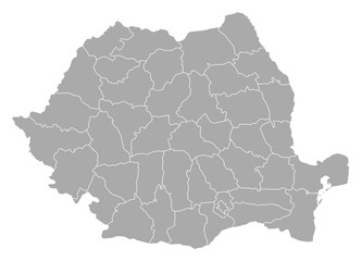 Map - Romania