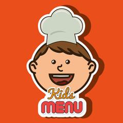 kids menu design 