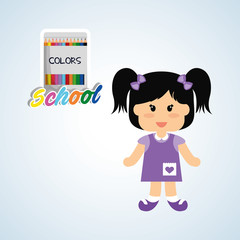 Education design. school icon. isolated illustration , vector