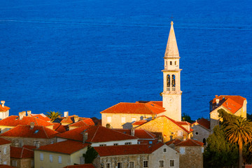 Fototapeta premium Old Town in Budva Montenegro